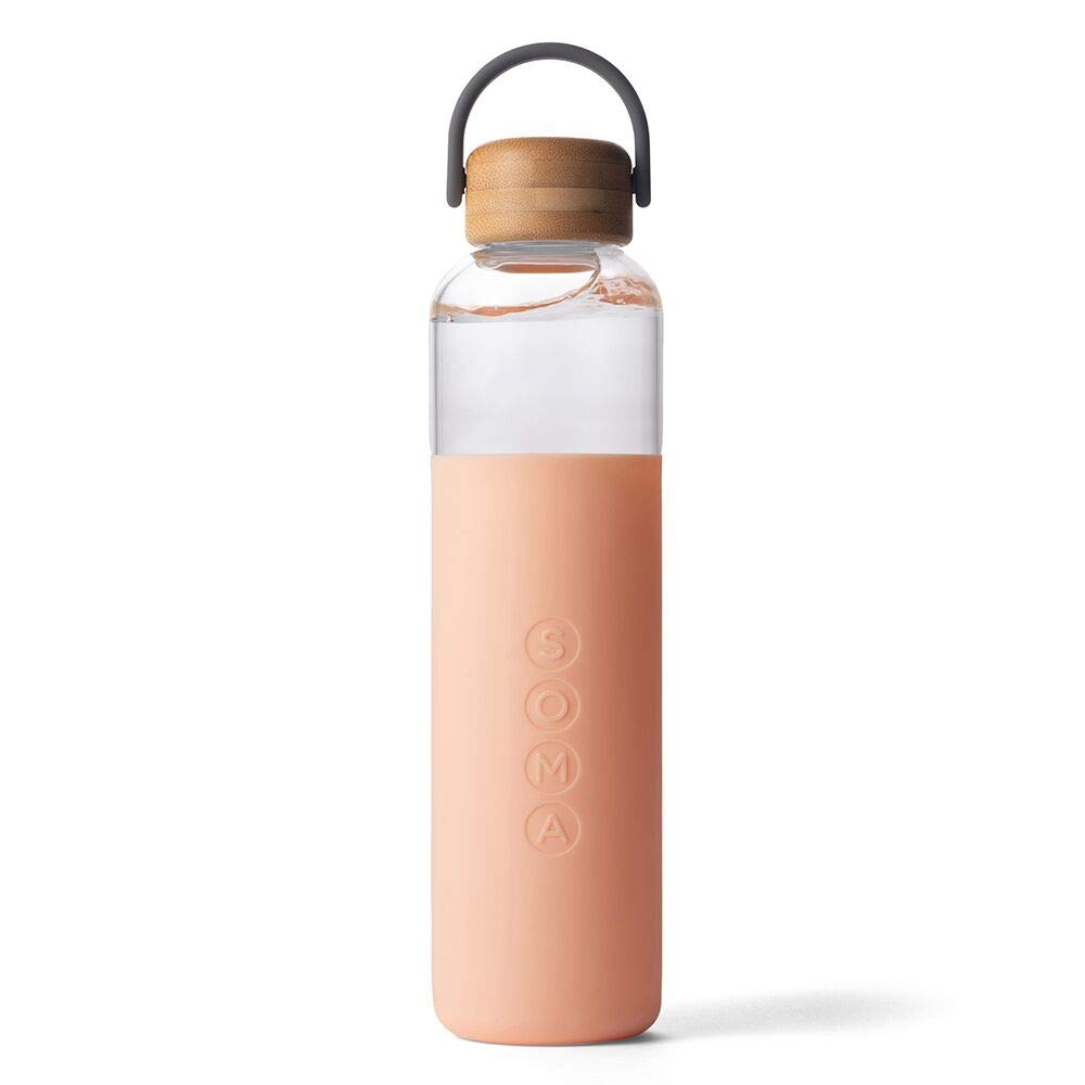 Foto 2 pulgar | Botella De Agua Soma Glass Con Funda De Silicona, 750 Ml, Colorete - Venta Internacional.