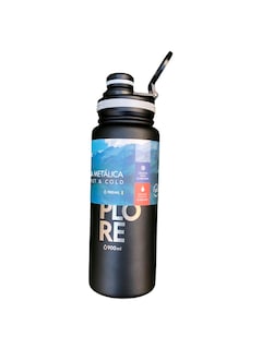 Foto 1 | Bmng09 Botella Metalica National Geographic 900ml Color Negra