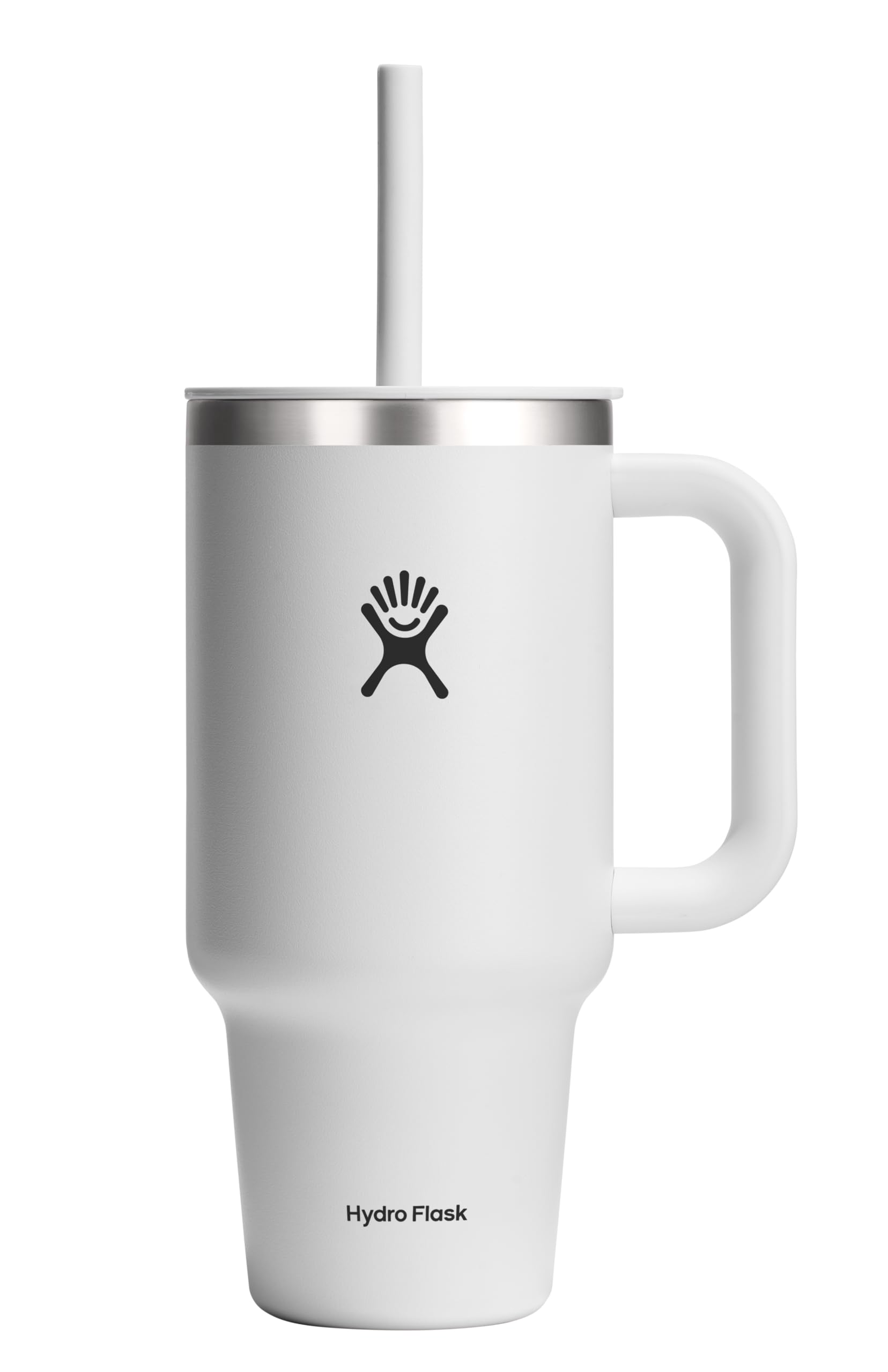 Foto 2 pulgar | Vaso Hydro Flask Travel 946 Ml Con Asa, Tapa Y Pajita, Color Blanco - Venta Internacional.