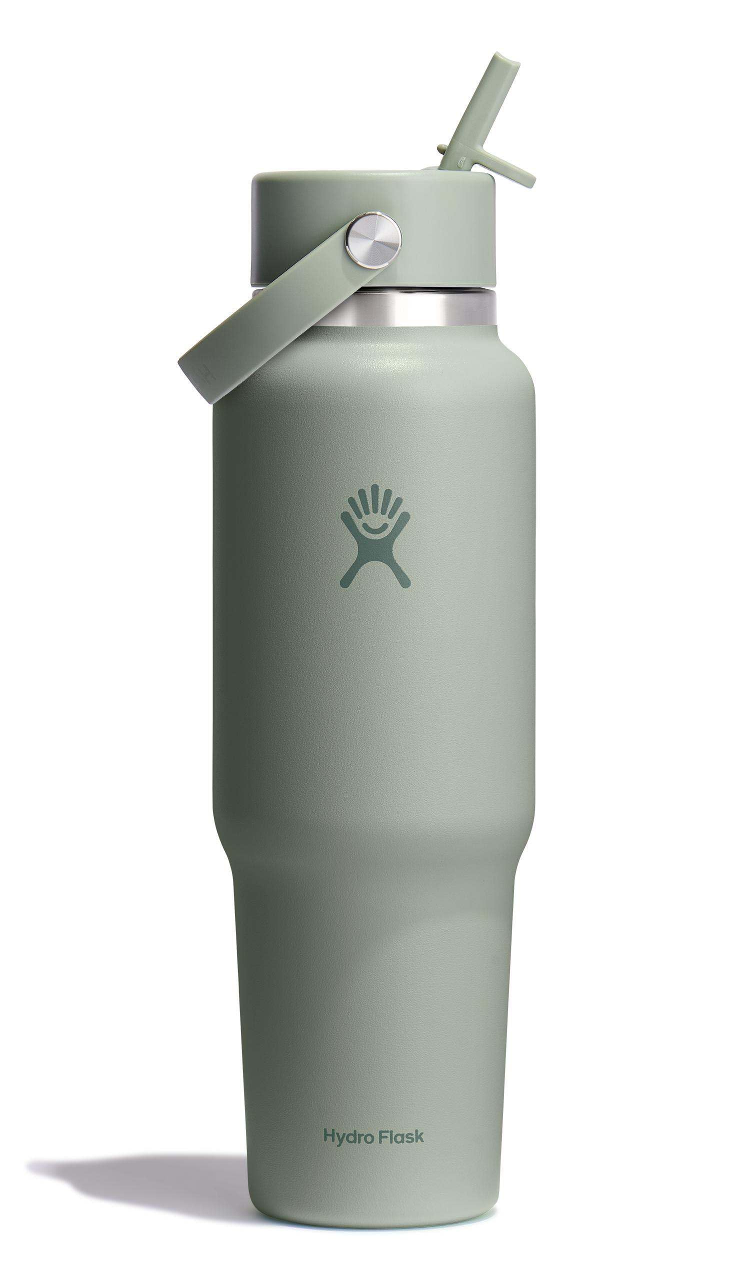 Foto 2 pulgar | Botella De Viaje Hydro Flask Wide Flex Straw 1.2 L, Agave - Venta Internacional.