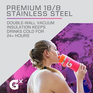 Foto 3 | Botella Gatorade Gx De Acero Inoxidable 946ml Negra - Venta Internacional.