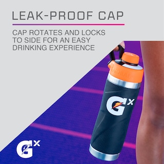 Foto 5 | Botella Gatorade Gx De Acero Inoxidable 946ml Negra - Venta Internacional.