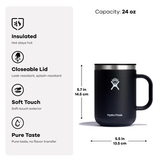 Foto 2 | Taza Hydro Flask, 710 Ml, Aislante, Acero Inoxidable, Diseño De Arrecife - Venta Internacional.