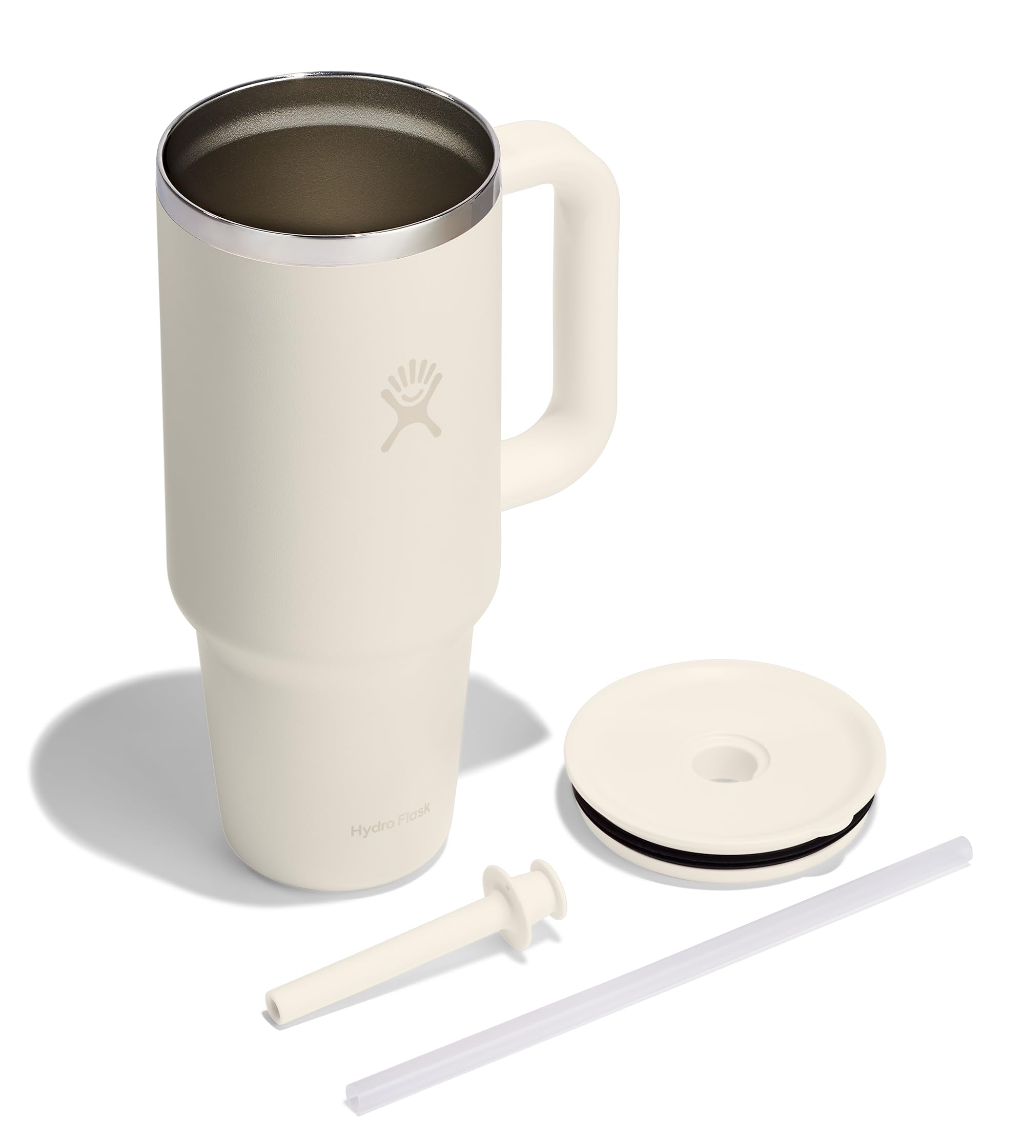 Foto 8 pulgar | Vaso Hydro Flask Travel De 1,2 L Con Asa, Tapa Y Color Marfil Pajizo - Venta Internacional.