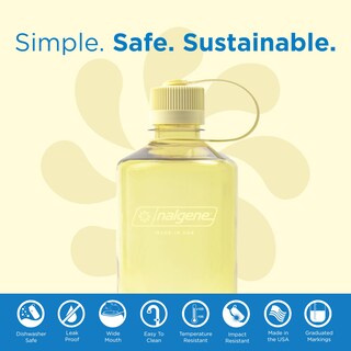 Foto 2 | Botella De Agua Nalgene Sustain Tritan Mantequilla Sin Bpa De 950 Ml - Venta Internacional.