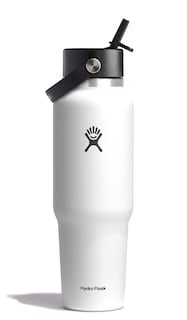 Foto 1 | Botella De Viaje Hydro Flask Wide Flex Straw 1.2 L Blanca - Venta Internacional.