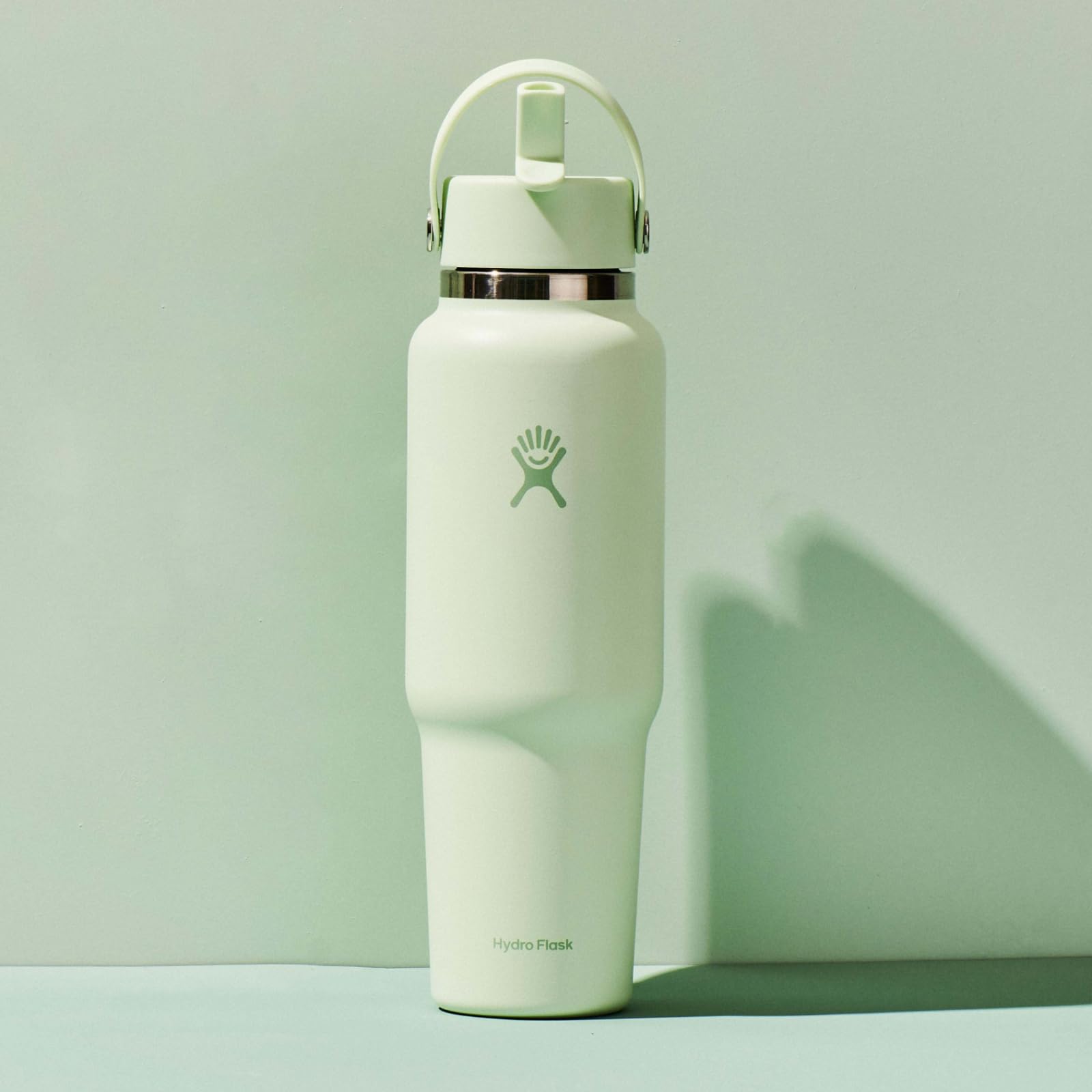Foto 4 | Botella De Viaje Hydro Flask Wide Flex Straw 1.2 L Blanca - Venta Internacional.