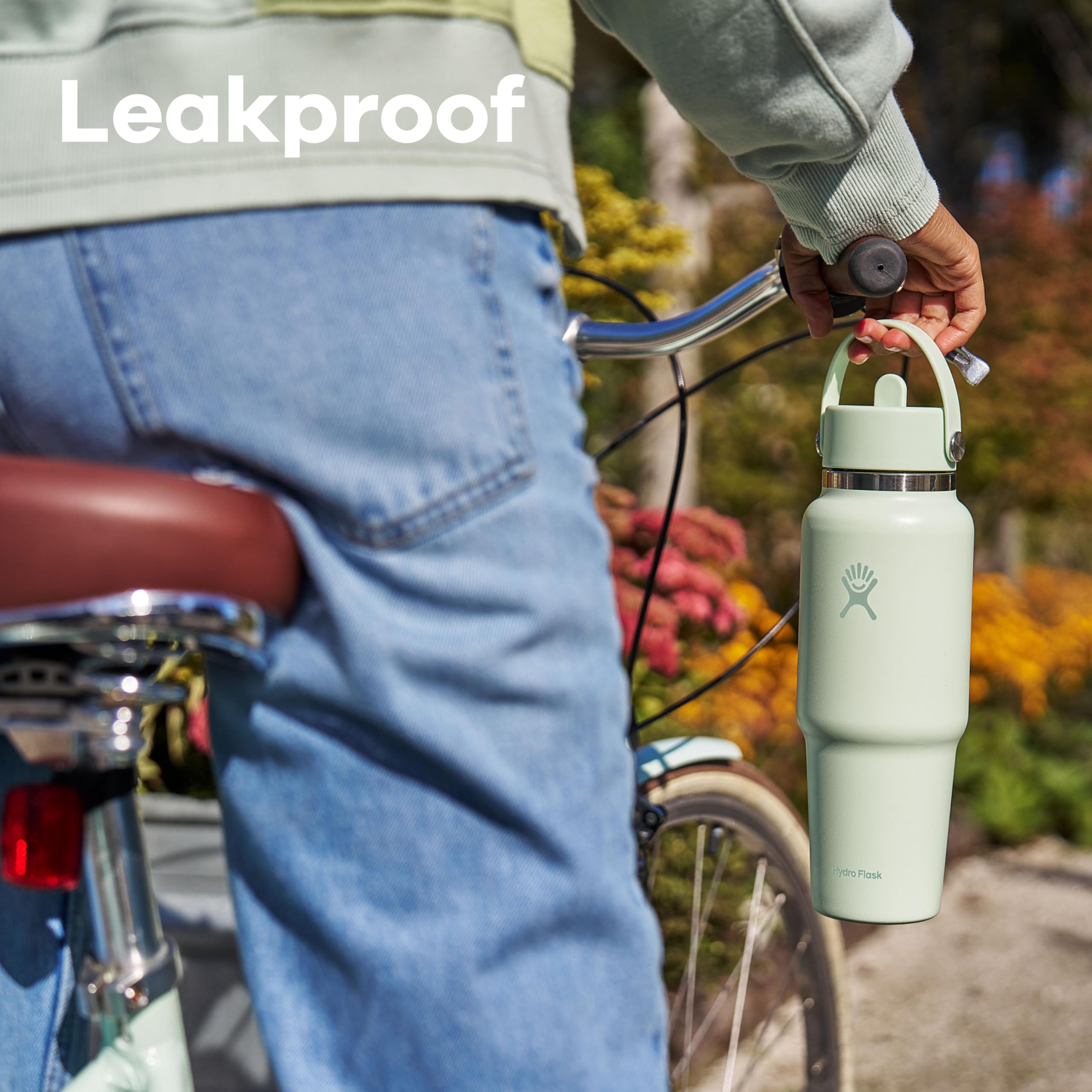 Foto 7 pulgar | Botella De Viaje Hydro Flask Wide Flex Straw 1.2 L Blanca - Venta Internacional.