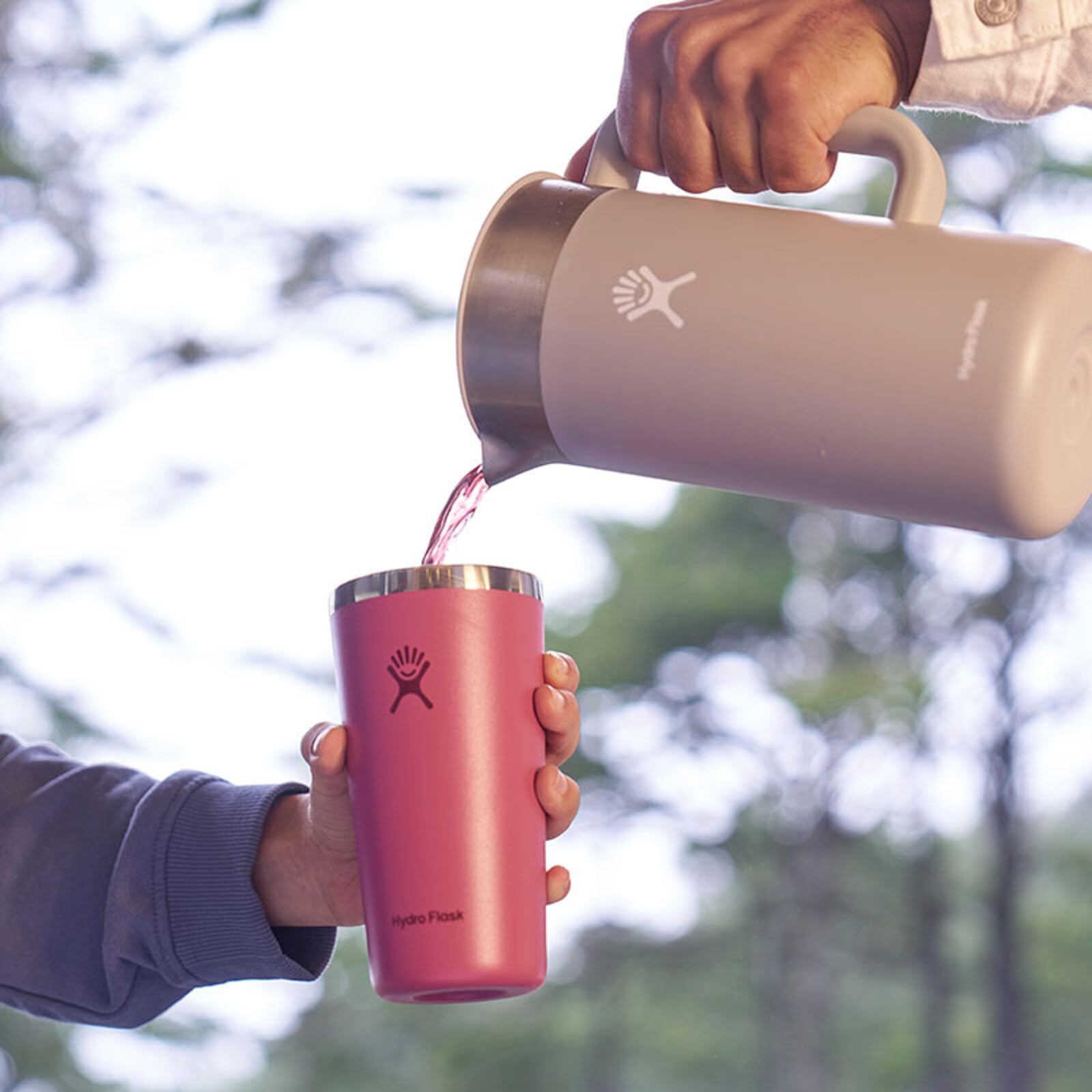 Foto 3 pulgar | Vaso Hydro Flask All Around De 590 Ml Con Tapa A Presión Reef - Venta Internacional.