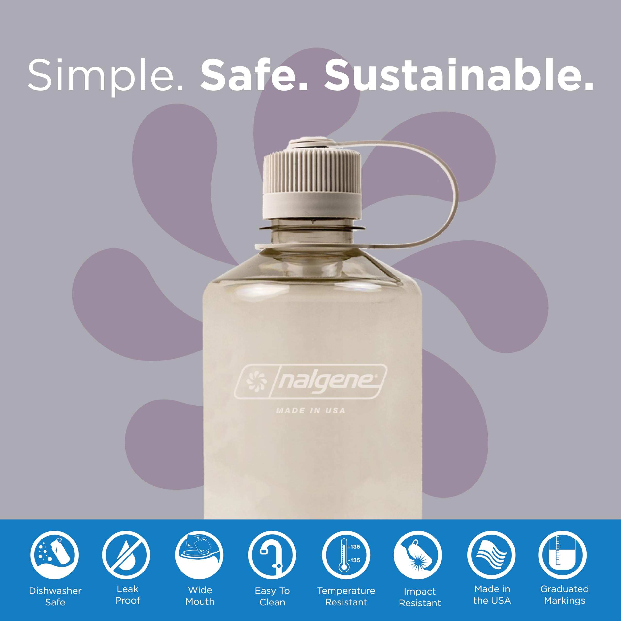 Foto 3 pulgar | Botella De Agua Nalgene Sustain Tritan Sin Bpa 950 Ml Narrow Mo - Venta Internacional.