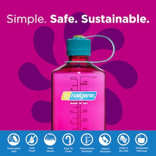 Foto 2 | Botella De Agua Nalgene Sustain Tritan Sin Bpa, 946 Ml, Berenjena - Venta Internacional.