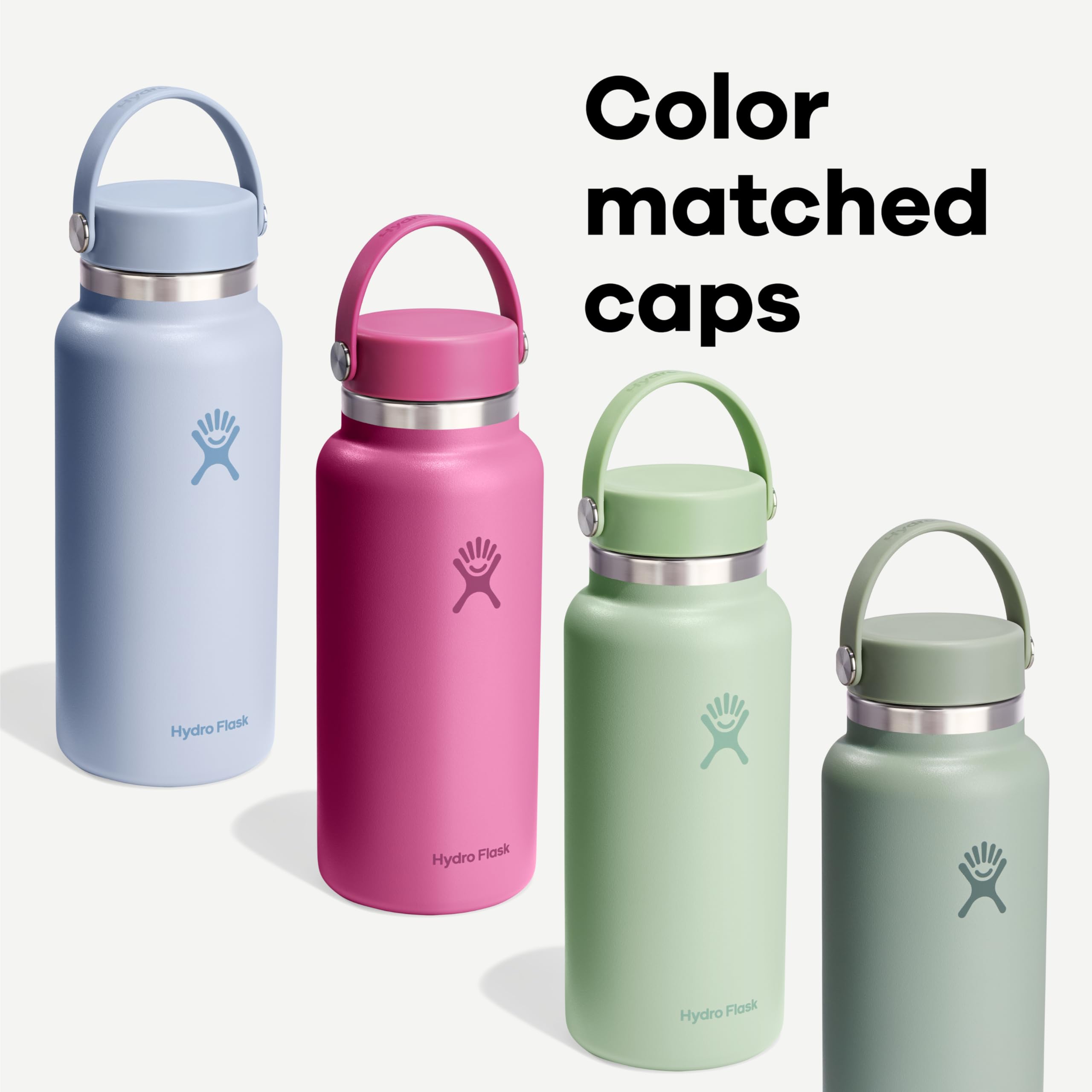Foto 3 | Botella De Agua Hydro Flask Wide Flex Cap 600 Ml Agave - Venta Internacional.