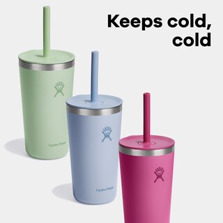 Foto 4 | Vaso Hydro Flask All Around De 600 Ml Con Tapa De Pajita Botanical Bliss - Venta Internacional.