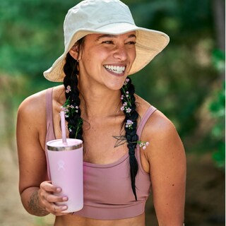 Foto 6 | Vaso Hydro Flask All Around De 600 Ml Con Tapa De Pajita Botanical Bliss - Venta Internacional.
