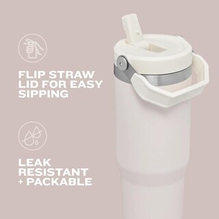Foto 4 | Pajita Abatible Stanley Iceflow 2.0 Para Vaso, 590 Ml, Acero Inoxidable - Venta Internacional.