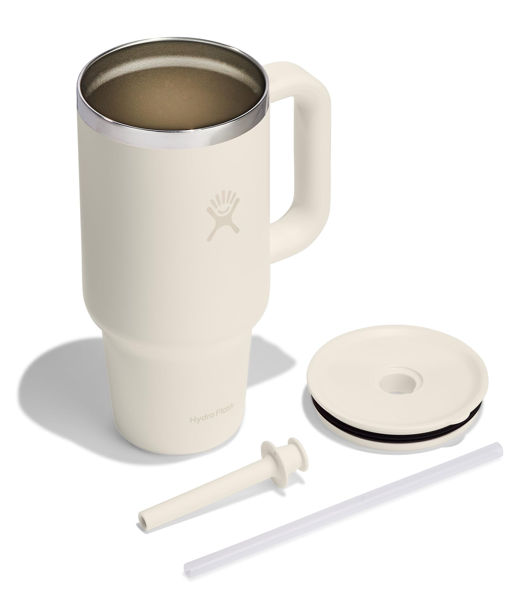 Foto 8 pulgar | Vaso De Viaje Hydro Flask De 32 Onzas Con Asa, Tapa Y Pajita, Acero Inoxidable Aislante En Color Mar - Venta Internac