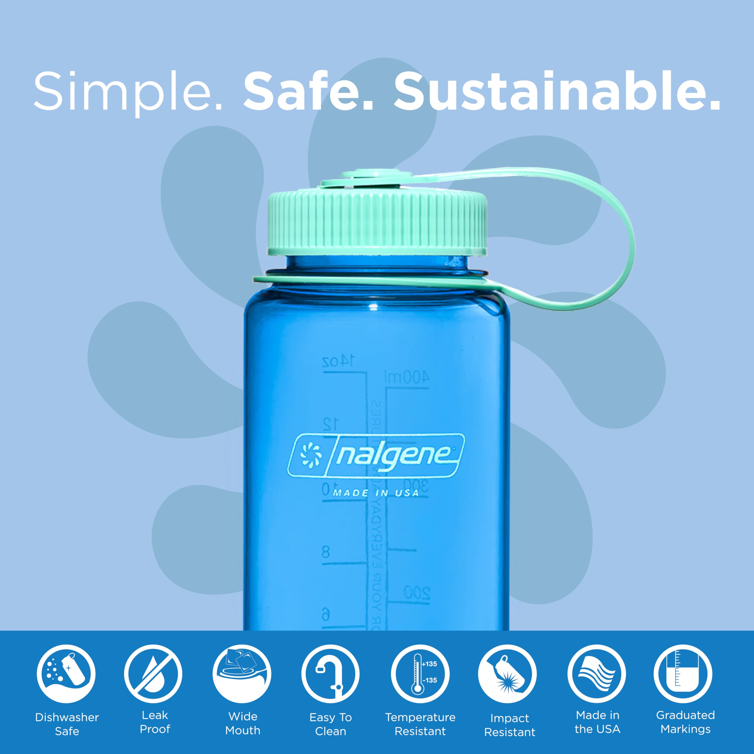 Foto 3 pulgar | Botella De Agua Nalgene Lightweight Sustain Tritan 500 Ml Bpa-fr - Venta Internacional.