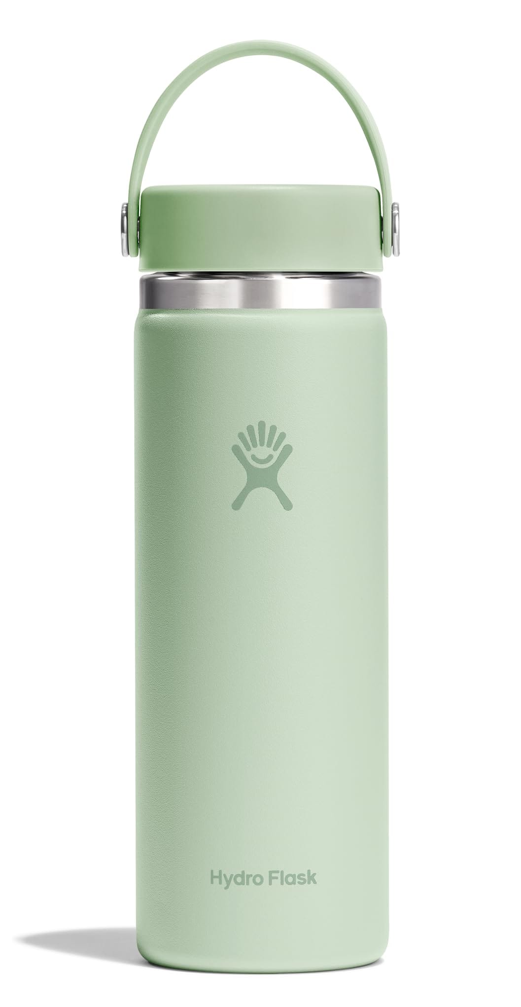Botella De Agua Hydro Flask Wide Flex Cap 600 Ml Aloe Green - Venta Internacional. $991