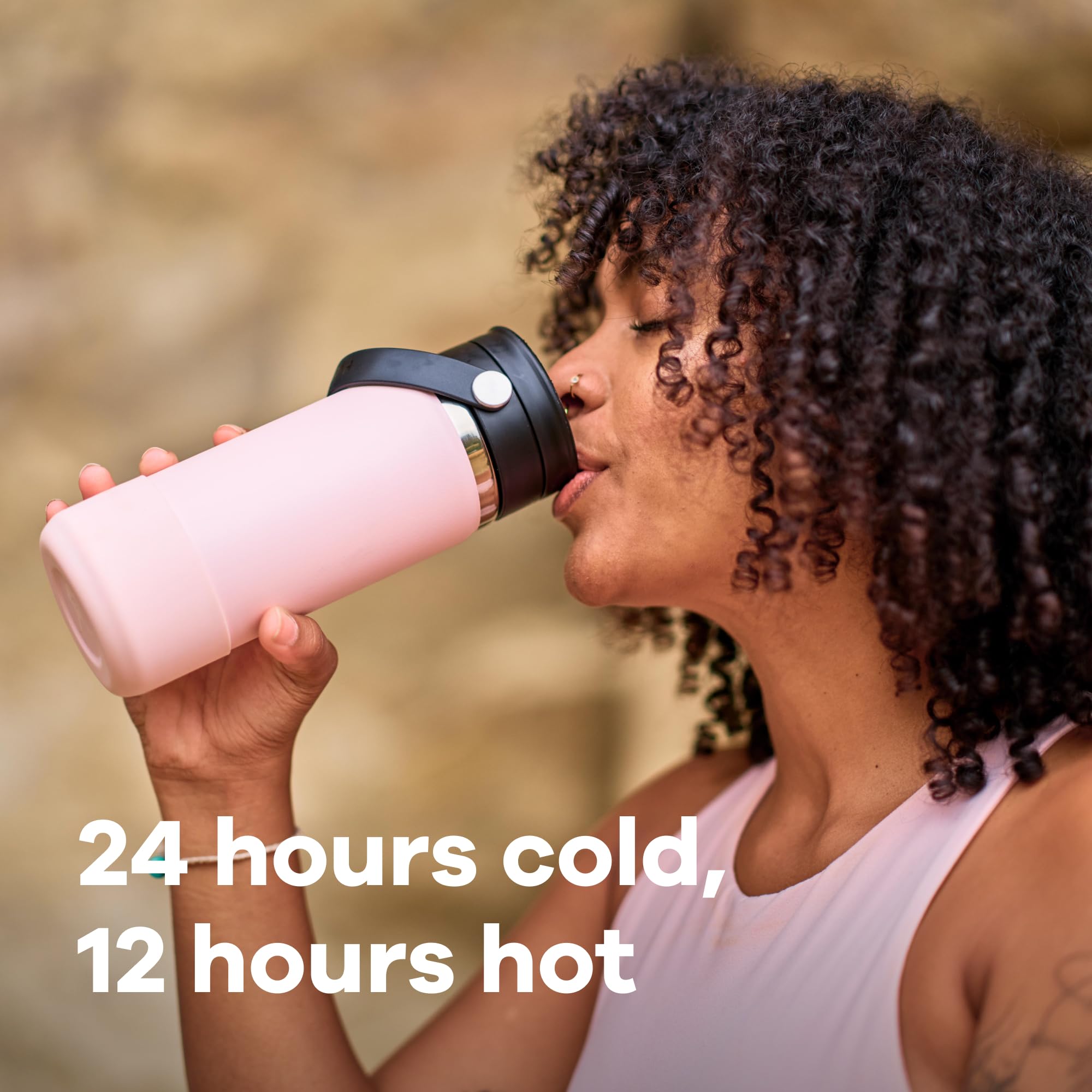 Foto 3 pulgar | Botella De Agua Hydro Flask De 473 Ml De Ancho Con Tapa Flexible - Venta Internacional.