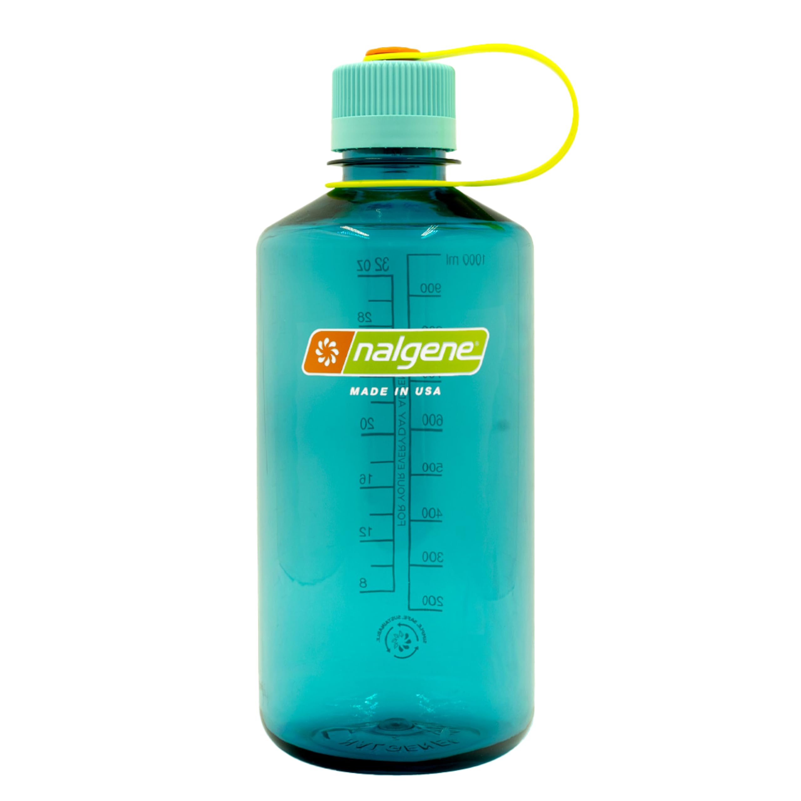 Botella De Agua Nalgene Sustain Tritan Sin Bpa, 950 Ml, Boca Estrecha - Venta Internacional.