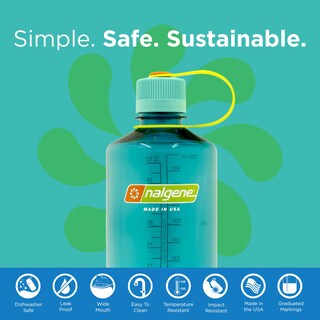 Foto 2 | Botella De Agua Nalgene Sustain Tritan Sin Bpa, 950 Ml, Boca Estrecha - Venta Internacional.