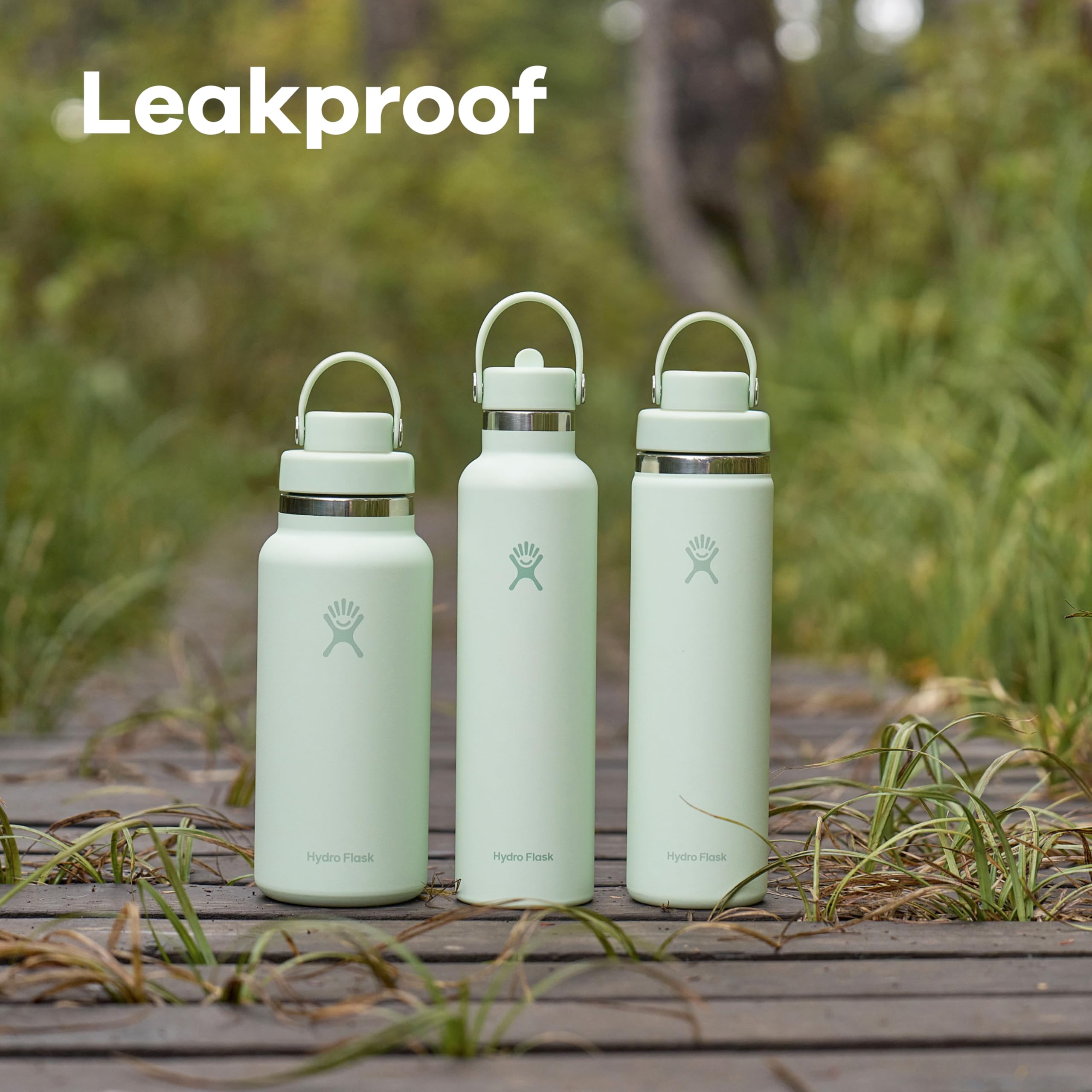 Foto 7 pulgar | Botella De Agua Hydro Flask, De Acero Inoxidable Con Aislamiento, Tapa De Boca Ancha, Antiderrames,  - Venta Internac