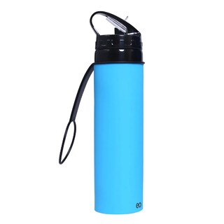 Foto 1 | Botella De Agua Silicona 600ml Plegable Eo Safe Imports Esi-19434 Azul