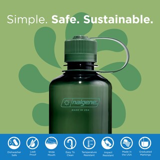 Foto 2 | Botella De Agua Nalgene Sustain Tritan Sin Bpa, 500 Ml, Color Jade - Venta Internacional.