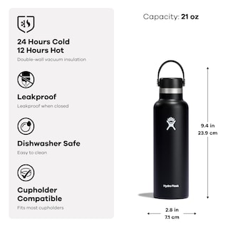 Foto 2 | Botella De Agua Hydro Flask Standard Flex Cap 620 Ml - Aloe - Venta Internacional.