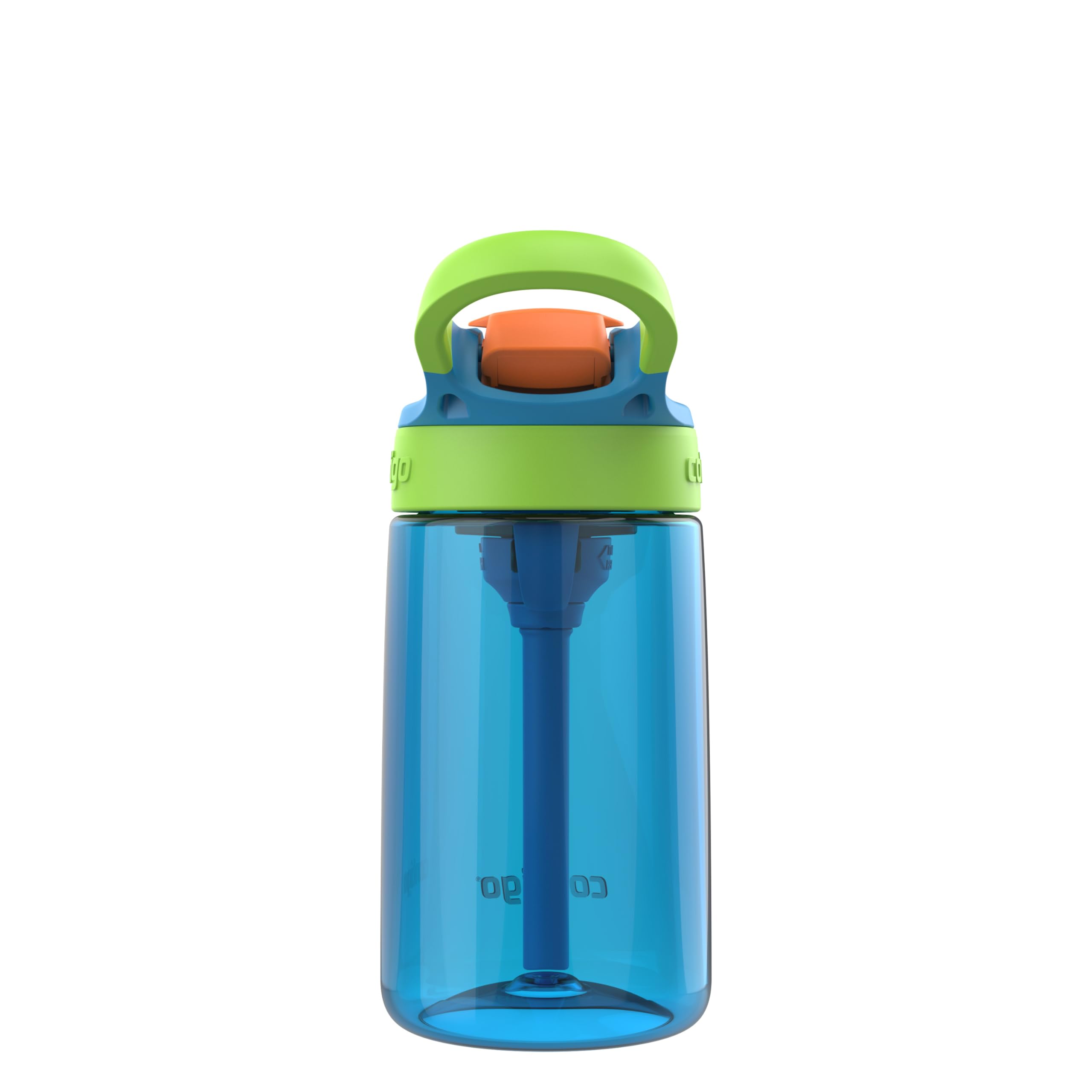 Foto 3 pulgar | Botella De Agua Contigo Autospout Kids De 420 Ml, Color Azul Amapola Y Lima Fría - Venta Internacional.
