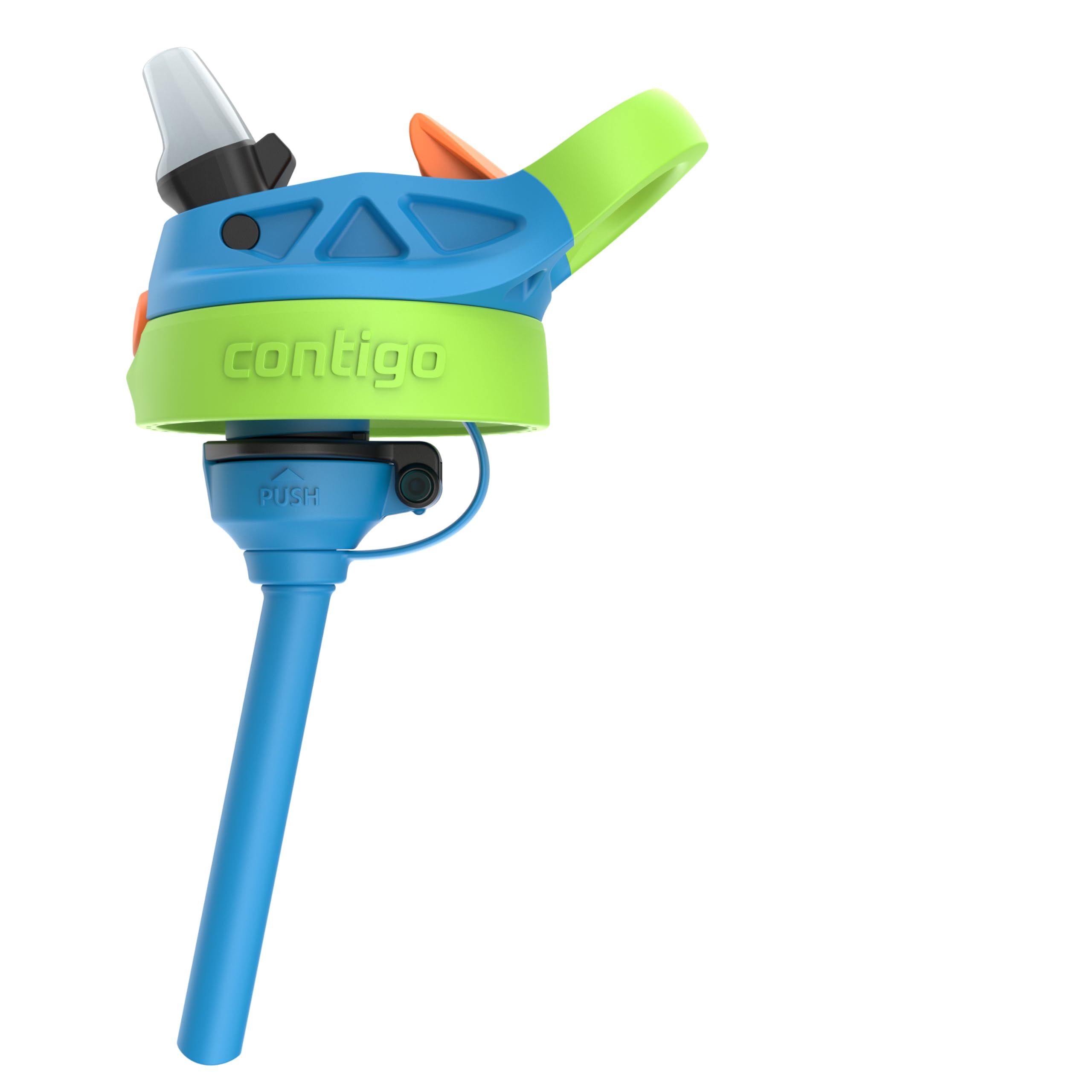 Foto 6 pulgar | Botella De Agua Contigo Autospout Kids De 420 Ml, Color Azul Amapola Y Lima Fría - Venta Internacional.