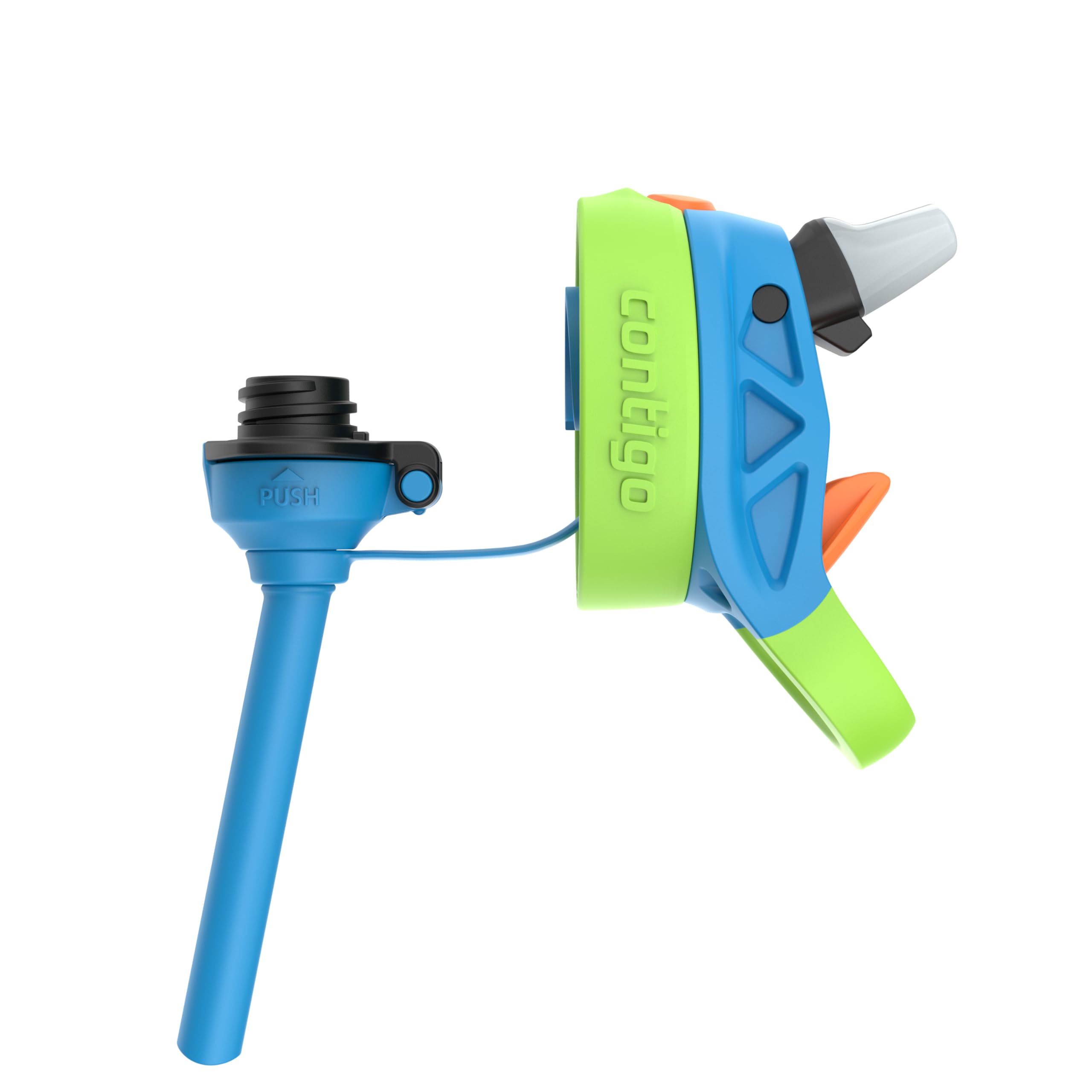 Foto 6 | Botella De Agua Contigo Autospout Kids De 420 Ml, Color Azul Amapola Y Lima Fría - Venta Internacional.