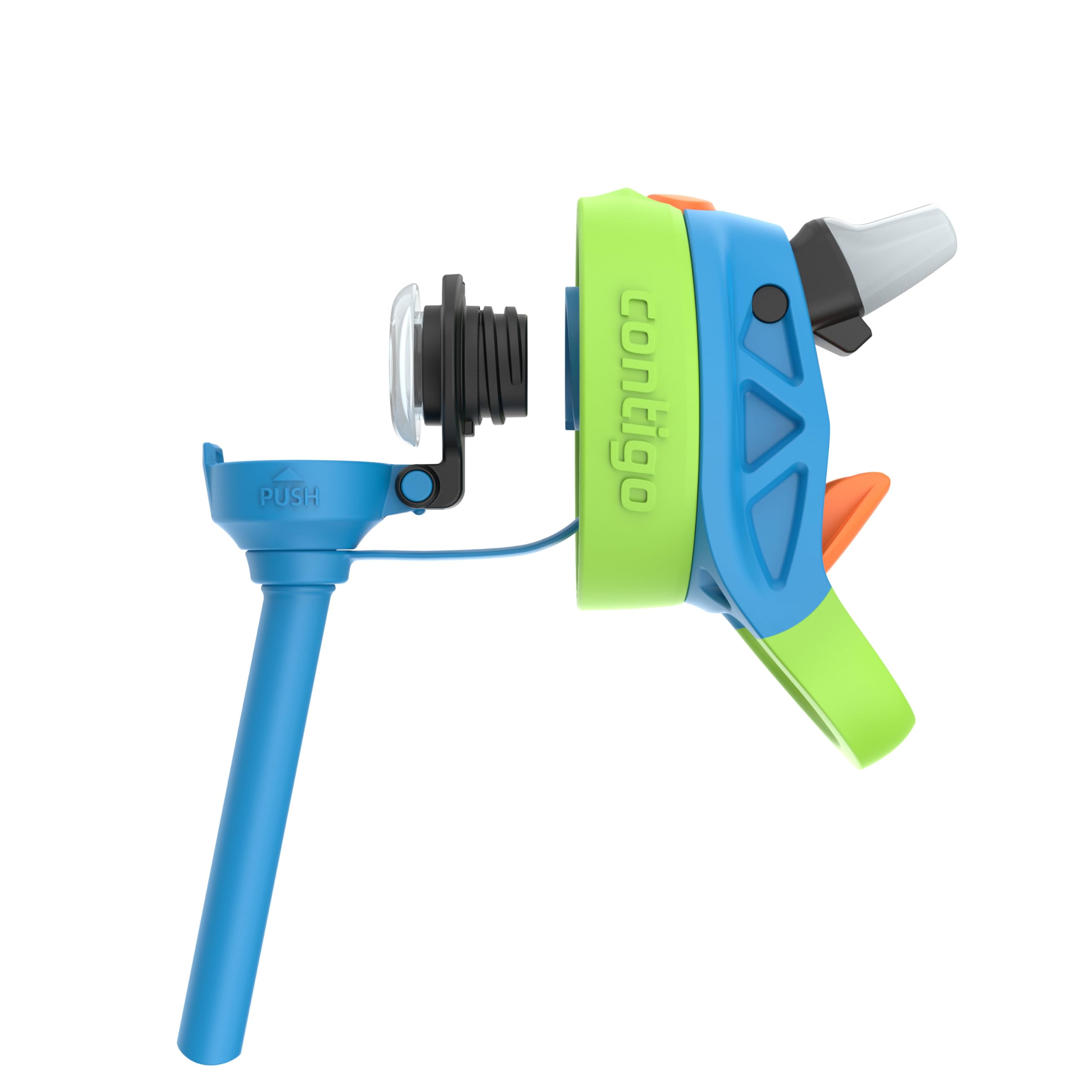 Foto 8 pulgar | Botella De Agua Contigo Autospout Kids De 420 Ml, Color Azul Amapola Y Lima Fría - Venta Internacional.