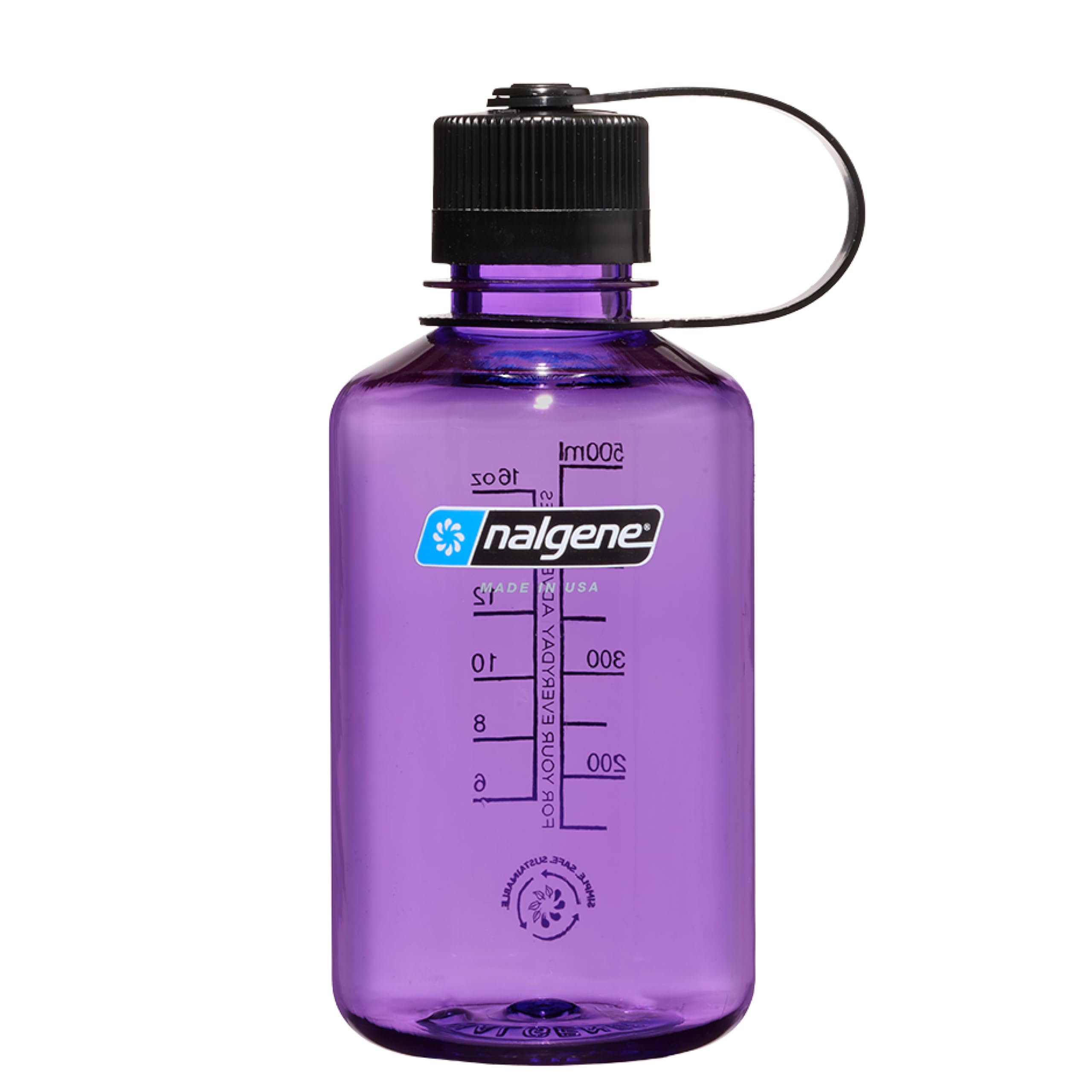 Foto 2 pulgar | Botella De Agua Nalgene Sustain Tritan Sin Bpa, 500 Ml, Color Morado - Venta Internacional.