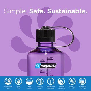 Foto 2 | Botella De Agua Nalgene Sustain Tritan Sin Bpa, 500 Ml, Color Morado - Venta Internacional.
