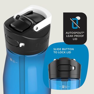 Foto 2 | Botella De Agua Contigo Ashland 2.0 A Prueba De Fugas, 950 Ml, Blue Poppy - Venta Internacional.