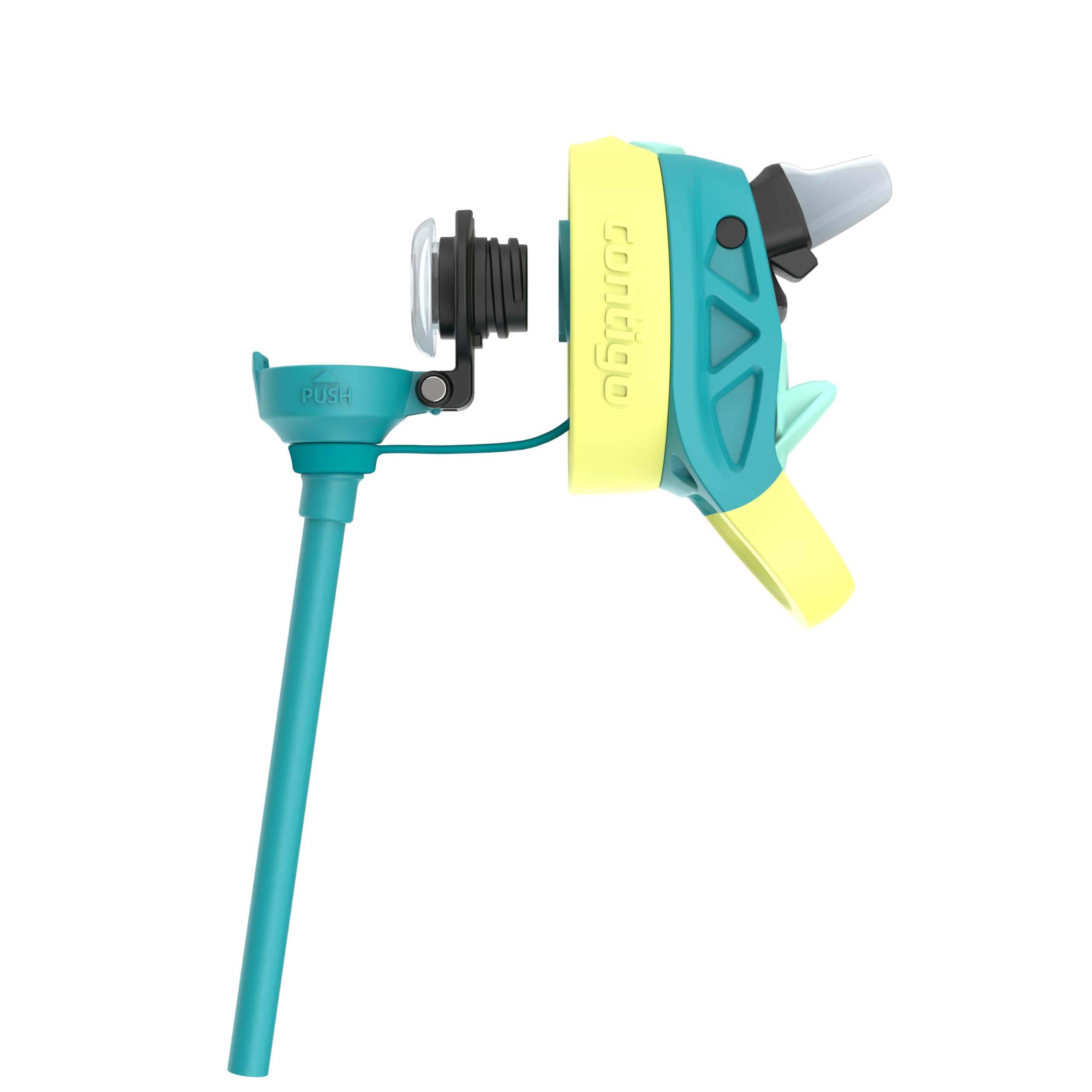 Foto 7 | Botella De Agua Contigo Autospout Kids 600 Ml Juniper/limelight - Venta Internacional.