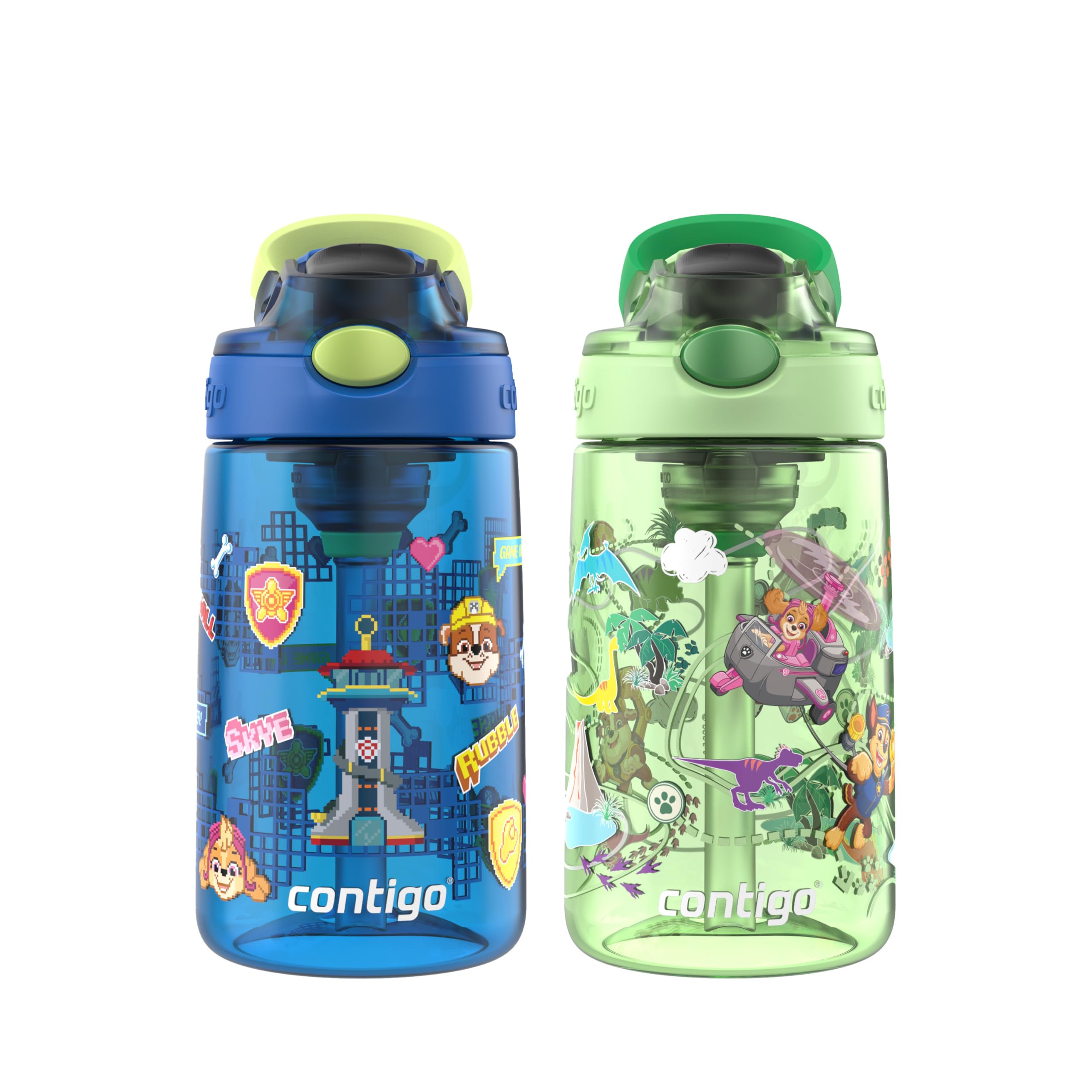 Foto 1 | Botella De Agua Contigo Aubrey Paw Patrol, 414 Ml, Paquete De 2 Unidades, Autospout - Venta Internacional.