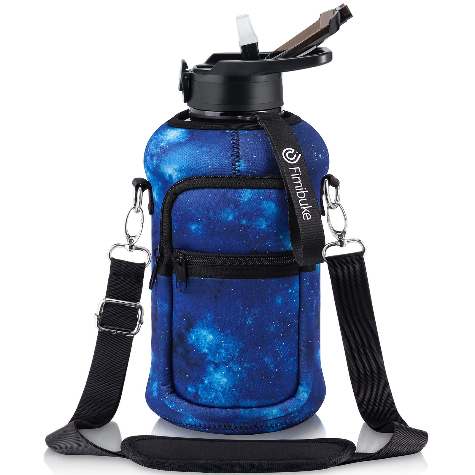 Foto 2 pulgar | Botella De Agua Fimibuke De Medio Galón Con Funda De 1,9 L Con Asa - Venta Internacional.