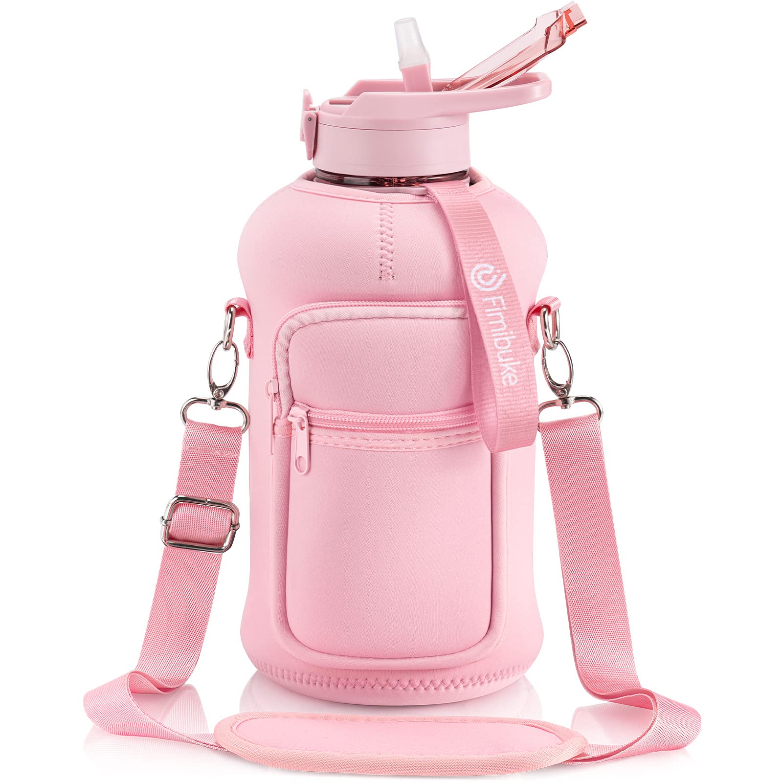 Foto 2 pulgar | Botella De Agua Fimibuke De Medio Galón Con Funda De 1,9 L Con Asa - Venta Internacional.