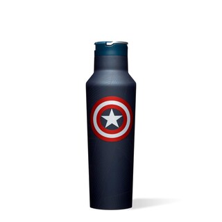 Foto 1 | Botella de Agua Corkcicle X Marvel Captain America 600 ml - Venta Internacional