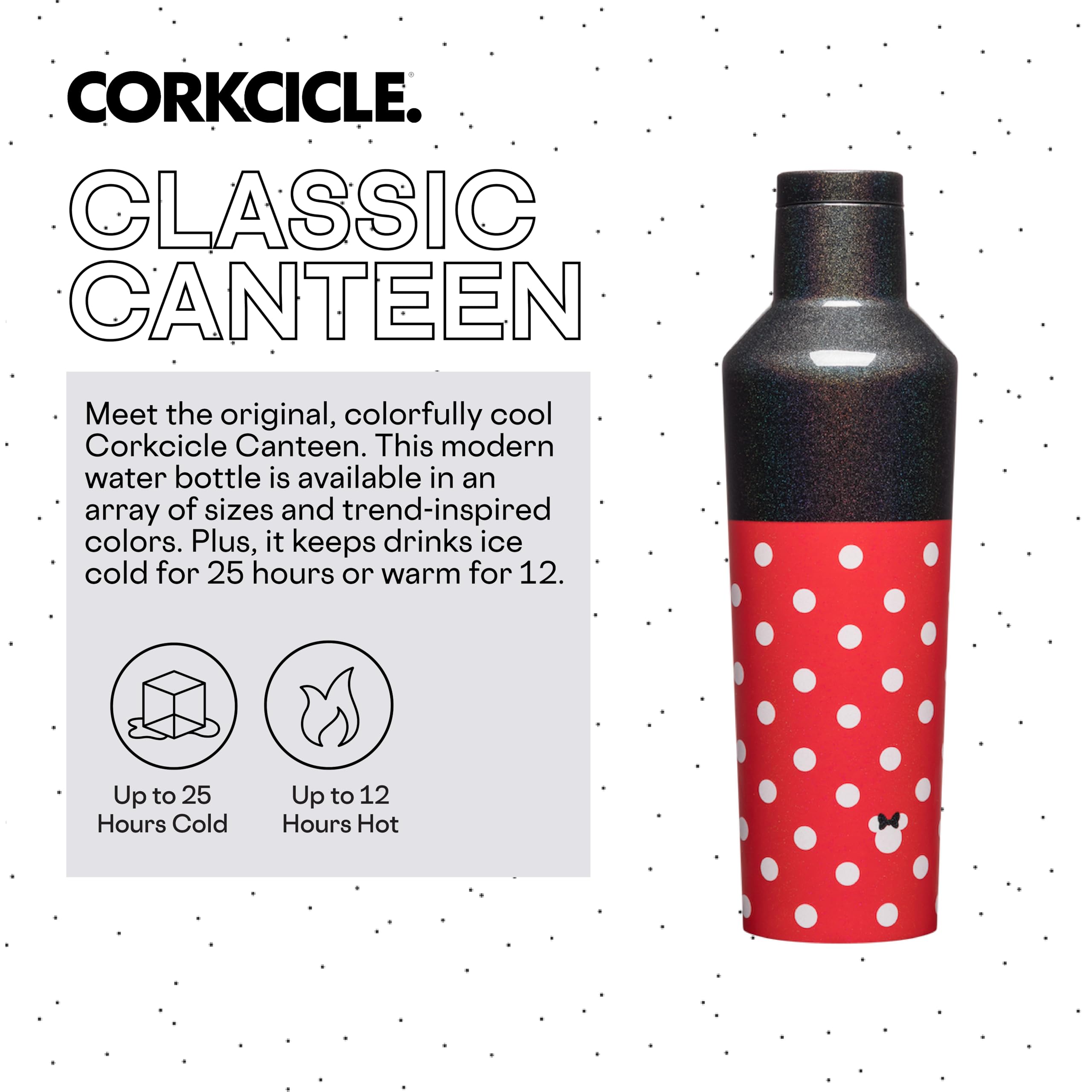 Foto 3 pulgar | Botella de Agua Corkcicle Disney Minnie 500 ml - Venta Internacional