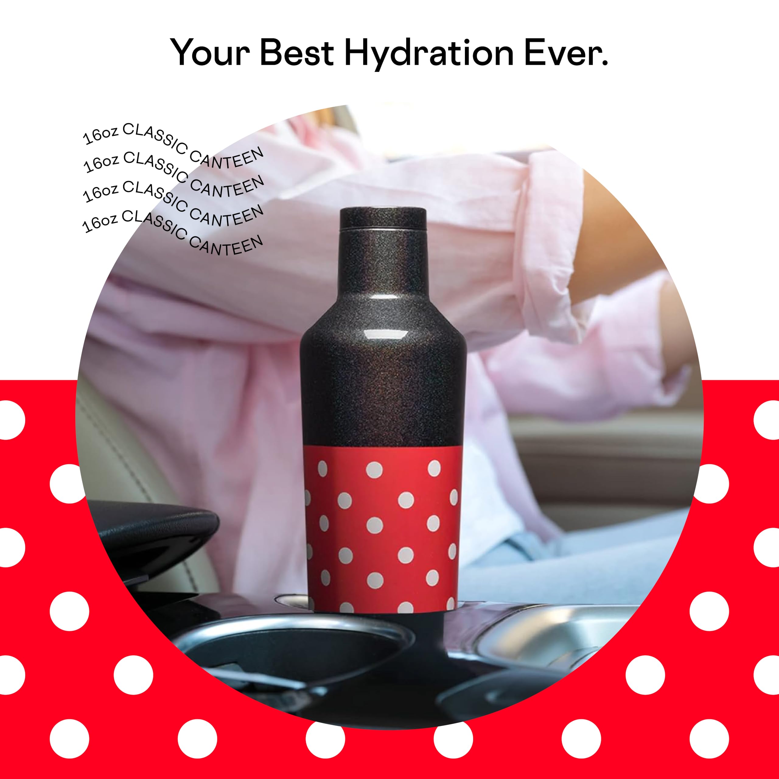 Foto 4 pulgar | Botella de Agua Corkcicle Disney Minnie 500 ml - Venta Internacional