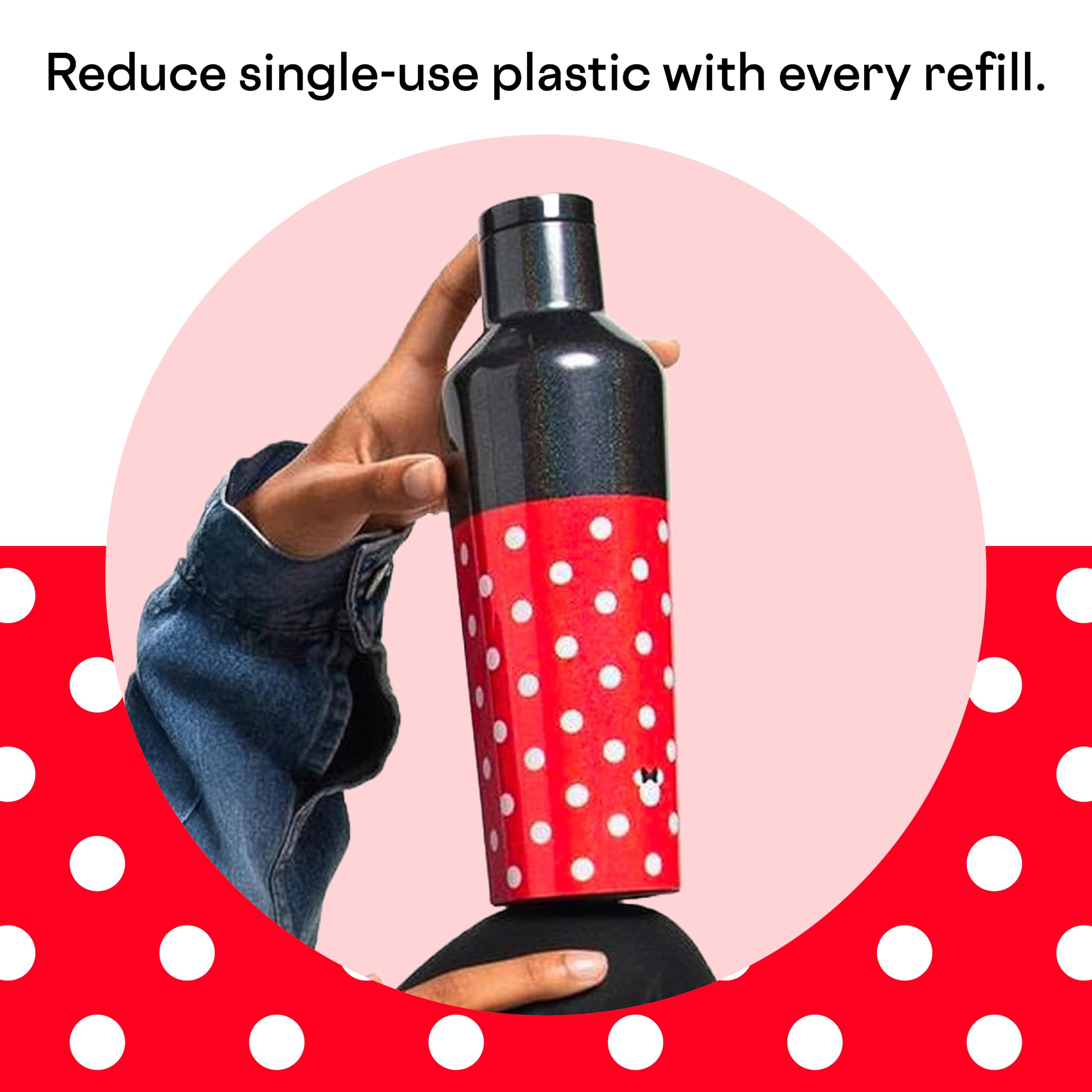 Foto 5 | Botella de Agua Corkcicle Disney Minnie 500 ml - Venta Internacional