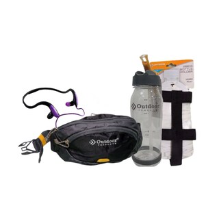 Foto 1 | Cagurera Gris/ Botella Para Hidratar/ Audifonos / Portabasos
