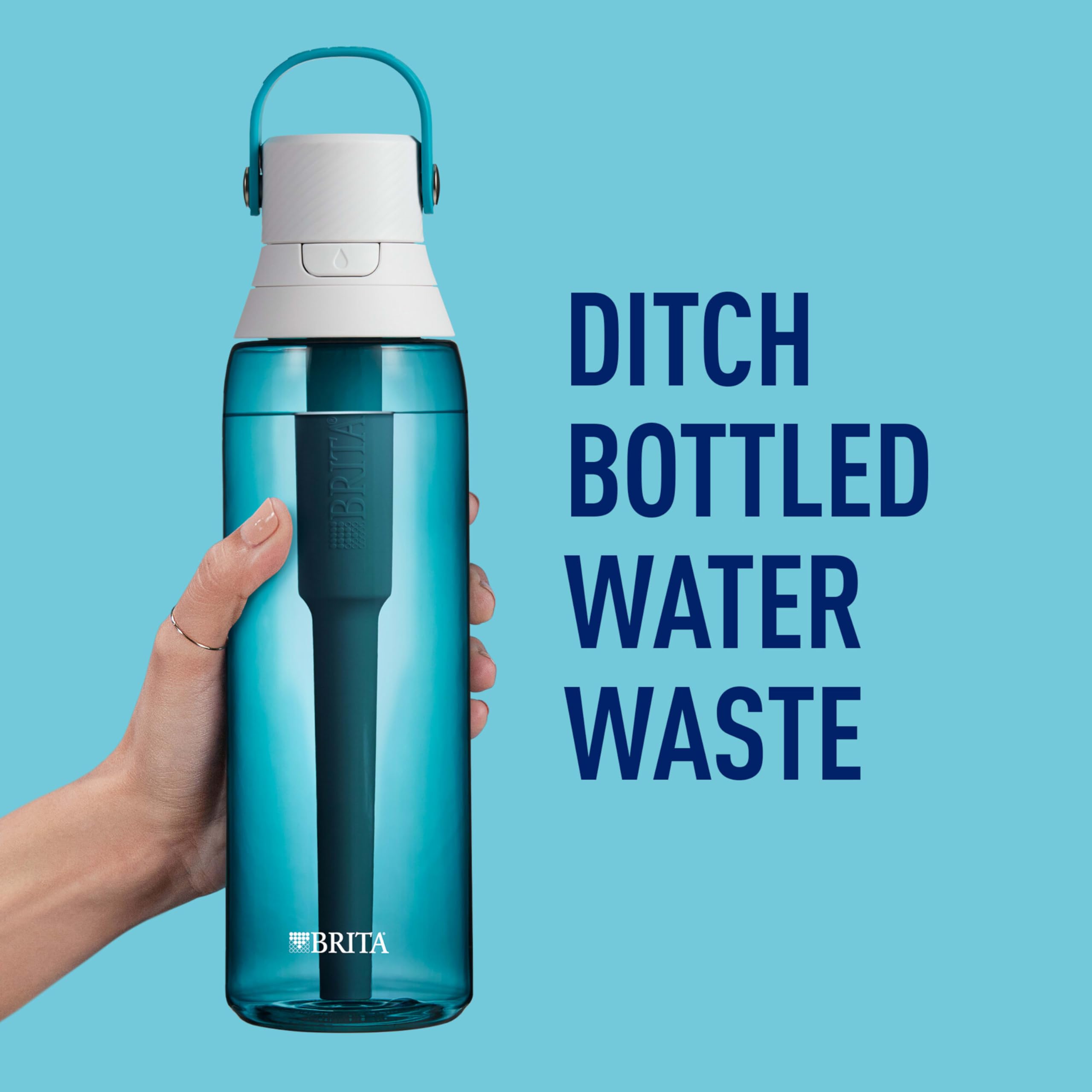 Foto 6 | Botella De Agua Brita De Plástico Duro De Alta Calidad, 770 Ml, Cristal Marino - Venta Internacional.