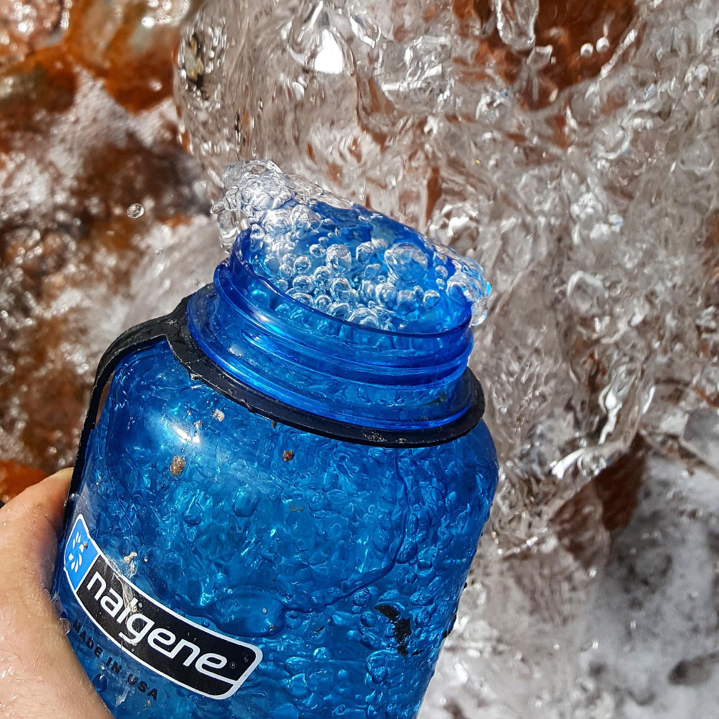 Foto 3 pulgar | Botella De Agua Nalgene Sustain Tritan Sin Bpa, 500 Ml, Color Azul Pizarra - Venta Internacional.