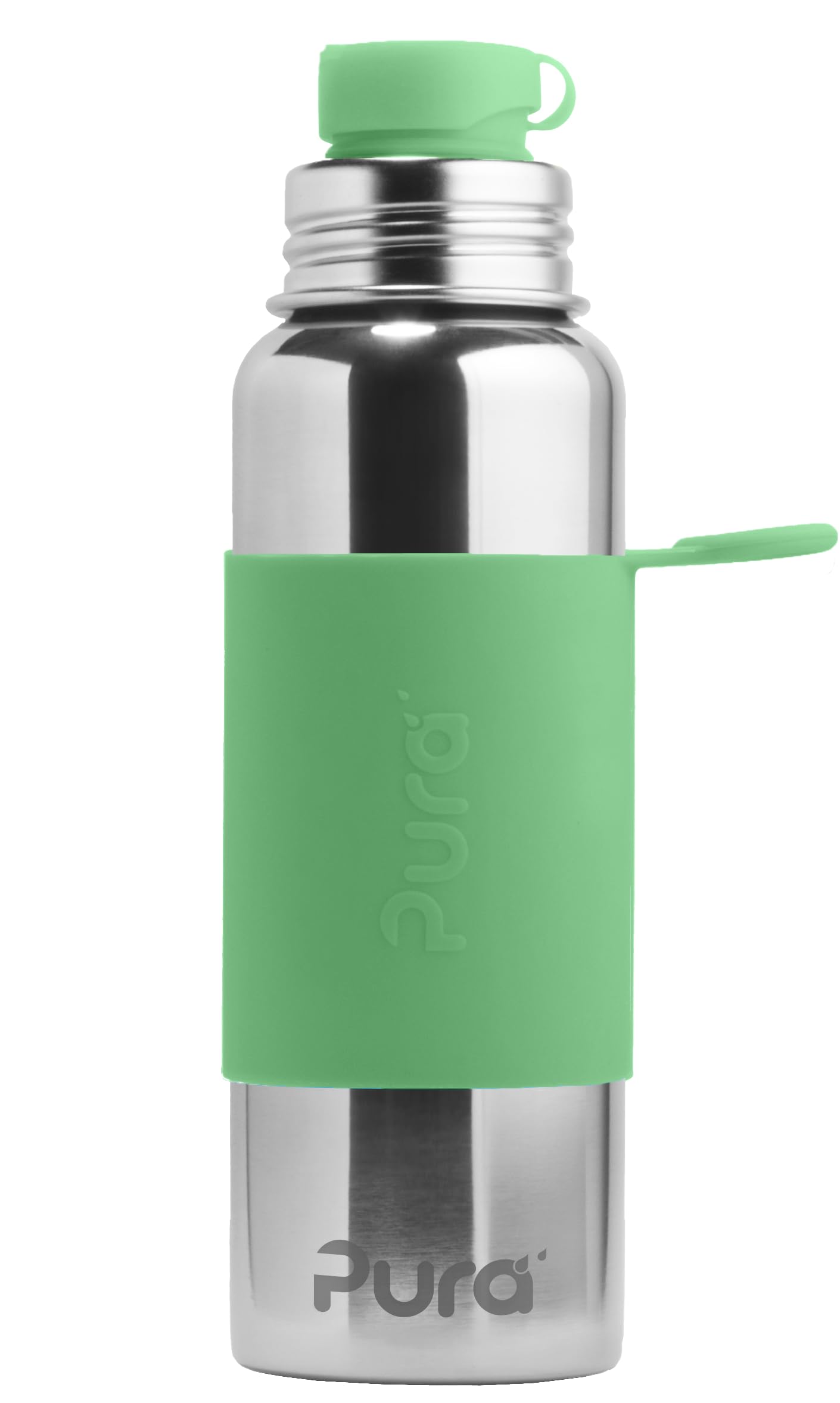 Botella De Agua Pura Big Mouth De Acero Inoxidable 800 Ml Moss - Venta Internacional.