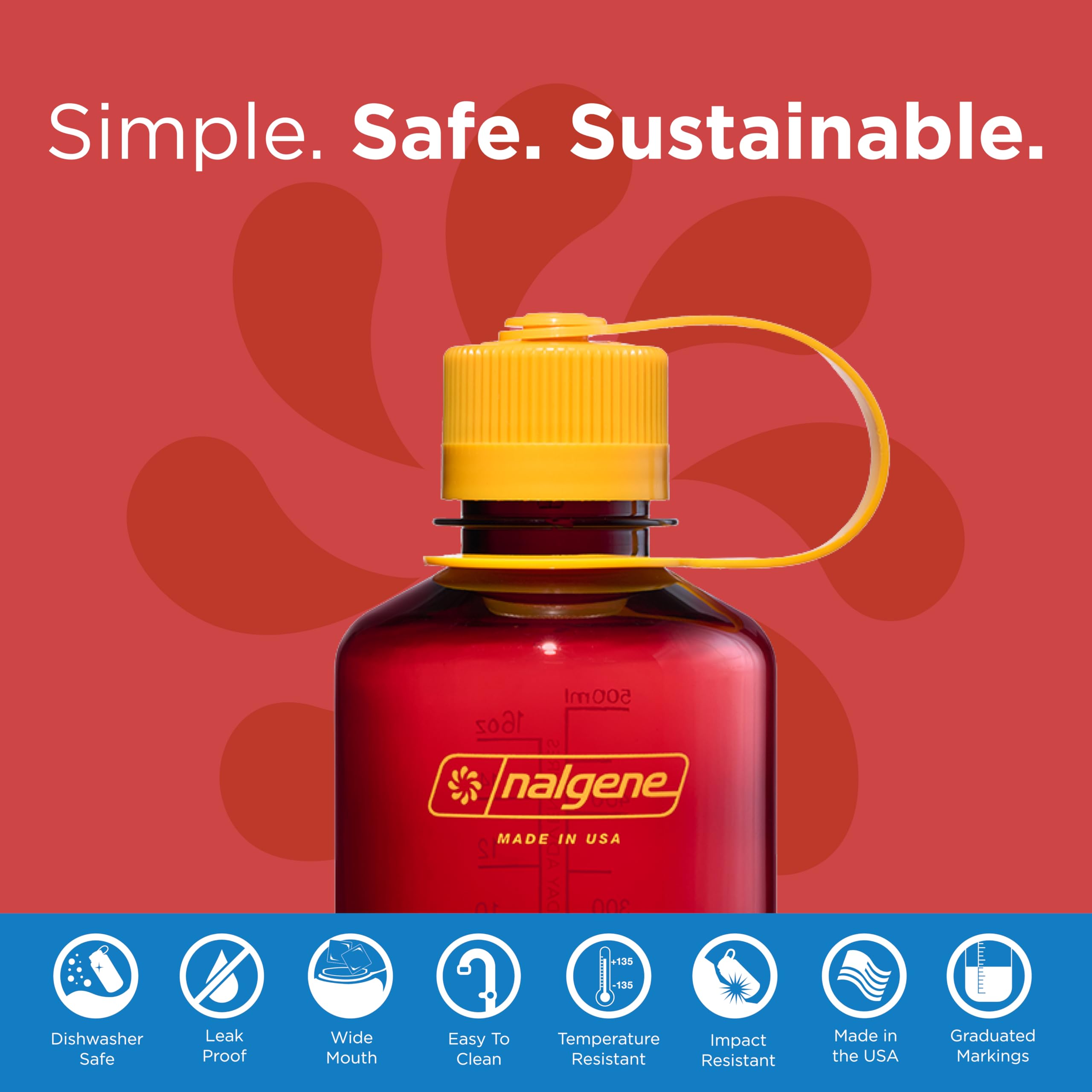 Foto 3 pulgar | Botella De Agua Nalgene Sustain Tritan Laker Sin Bpa De 500 Ml - Venta Internacional.