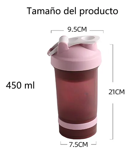 Foto 3 pulgar | Shaker Para Proteina Xtellar  Botella Para Gym Productos Deportivos